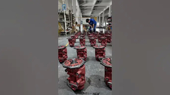 쥬펜 스크루 에어 컴프레서 에어 엔드 생산 작업실 # 에어 컴프레서 부품 # 스크루 에어 컴프레서